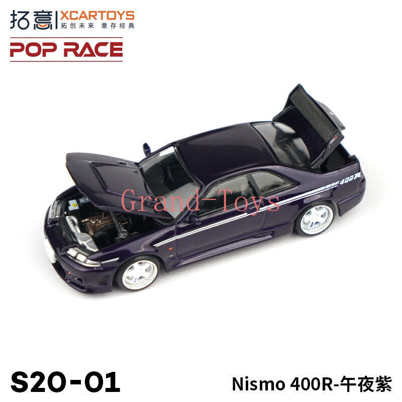XCarToys x Pop Race 1:64 GT-R NISMO 400R MIDNIGHT PURPLE XCarToys x Pop Race 1:64 GT-R NISMO 400R MIDNIGHT PURPLE