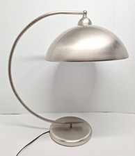 Pottery Barn Art Deco Nickel Finish Dome Shad...