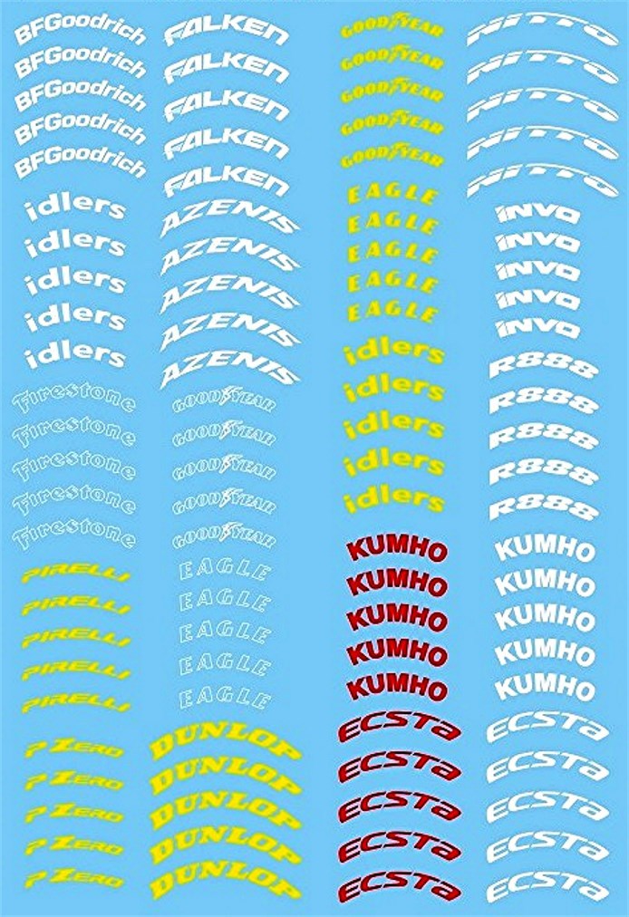 Straßenrennen 1//18 silber Sponsor Decal Streetracing Drift Tuning RA02-18-4