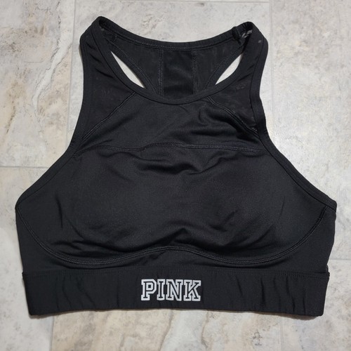 Pink by Victoria's Secret Sport-BH mit Riemchen hinten Größe M - schwarz