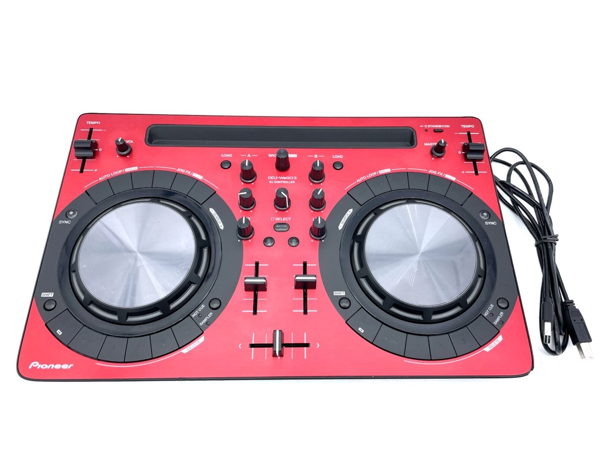 Pioneer DDJ-WeGO3-R DJ Controller Limited Edition Red Tested with 