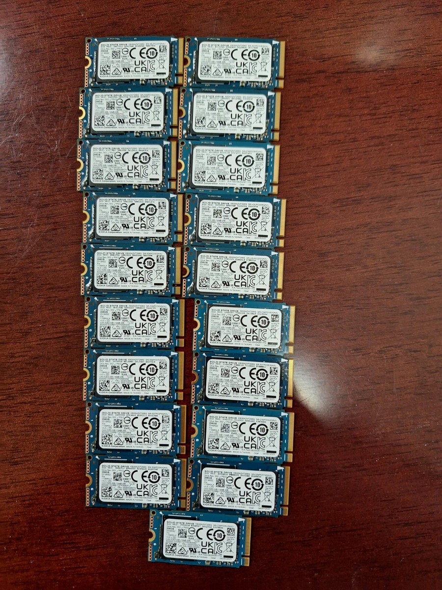 KIOXIA BG5 M.2 NVMe 2242 256GB SSD KBG5AZNT256G GEN4X4 LOT KIOXIA BG5 M.2 NVMe 2242 256GB SSD KBG5AZNT256G GEN4X4 LOT
