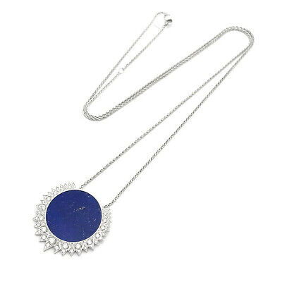 Piaget Sunlight Necklace Lapis Lazuli Diamond K18WG P0026235