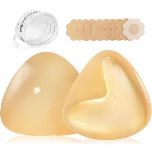 Double Sided Sticky Bra Pads Inserts - Instant Lift Push Up Sticky Bras For W...