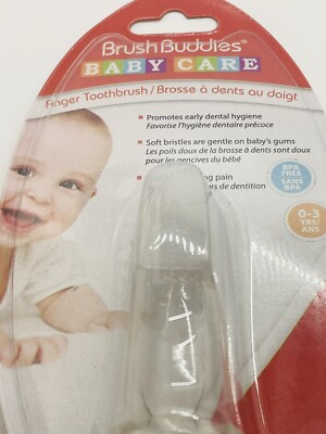 1pc Brush Buddies Baby Care Finger Toothbrush (0-3 YRS) BPA