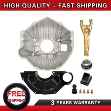 Bellhousing Kit & 11" Clutch Fork & Throwout Bearing & Cover For Chevy 3899621
