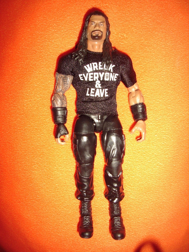 ROMAN REIGNS FIGURE WWE ELITE WRESTLING MATTEL RARE NXT WRECK EVERYONE & LEAVE