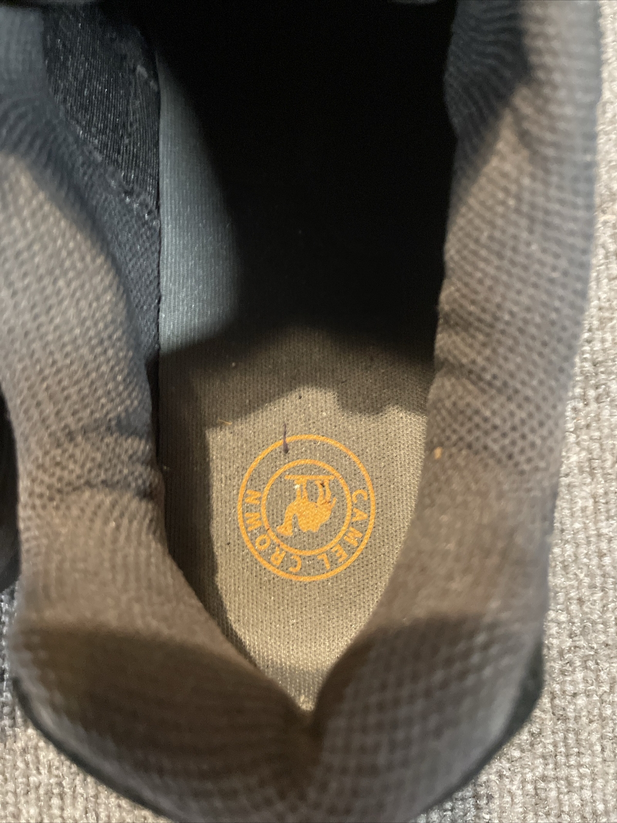 Camel Crown Size 12.5 Black Hiking Shoes