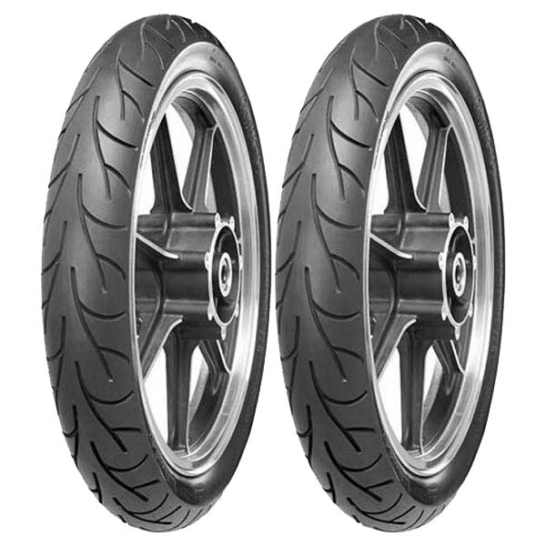 COPPIA GOMME CONTINENTAL 90/90-18 51H + 100/80-16 50P CONTI GO!