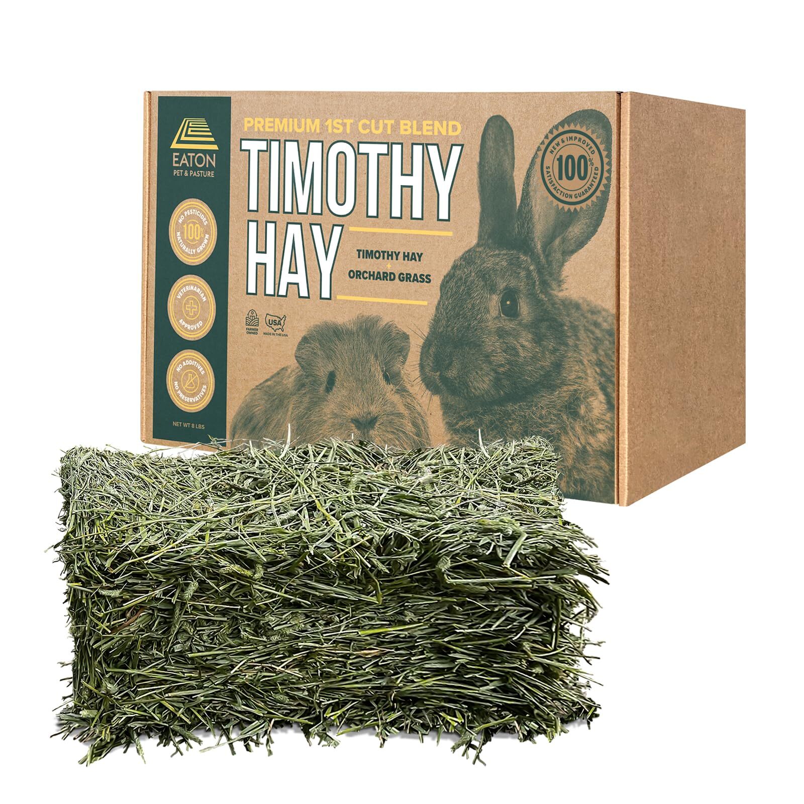 Naturally Grown, Premium, 1st Cut Blend, Western Timothy Hay Orchard Blend, S...