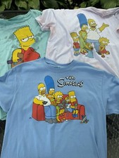 3 Shirts 20th Century Fox SIMPSONS bart Medium And XXL Youth 18 