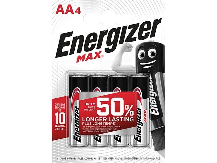 Thumbnail - 8 Energizer Max Aa Lr6 Alkalisch Batteries 1.5v Mignon Stilo Exp 2030
