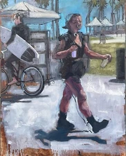 Original painting , Crusty, Punk, Venice, Impasto, Impressionism, Expressionism