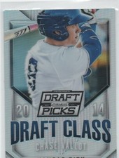 2014 Prizm Perennial Draft Picks PRIZM #38 Chase Vallot Kansas City Royals RC 14