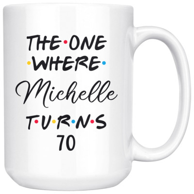 Personalized 70th Birthday Mug, Happy 70th Birthday Party Gift, 70 Years  Old Mug | eBay