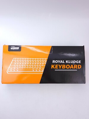 Royal Kludge RK61 White Ergonomic Design Gaming Mechanical Keyboard Red Switches