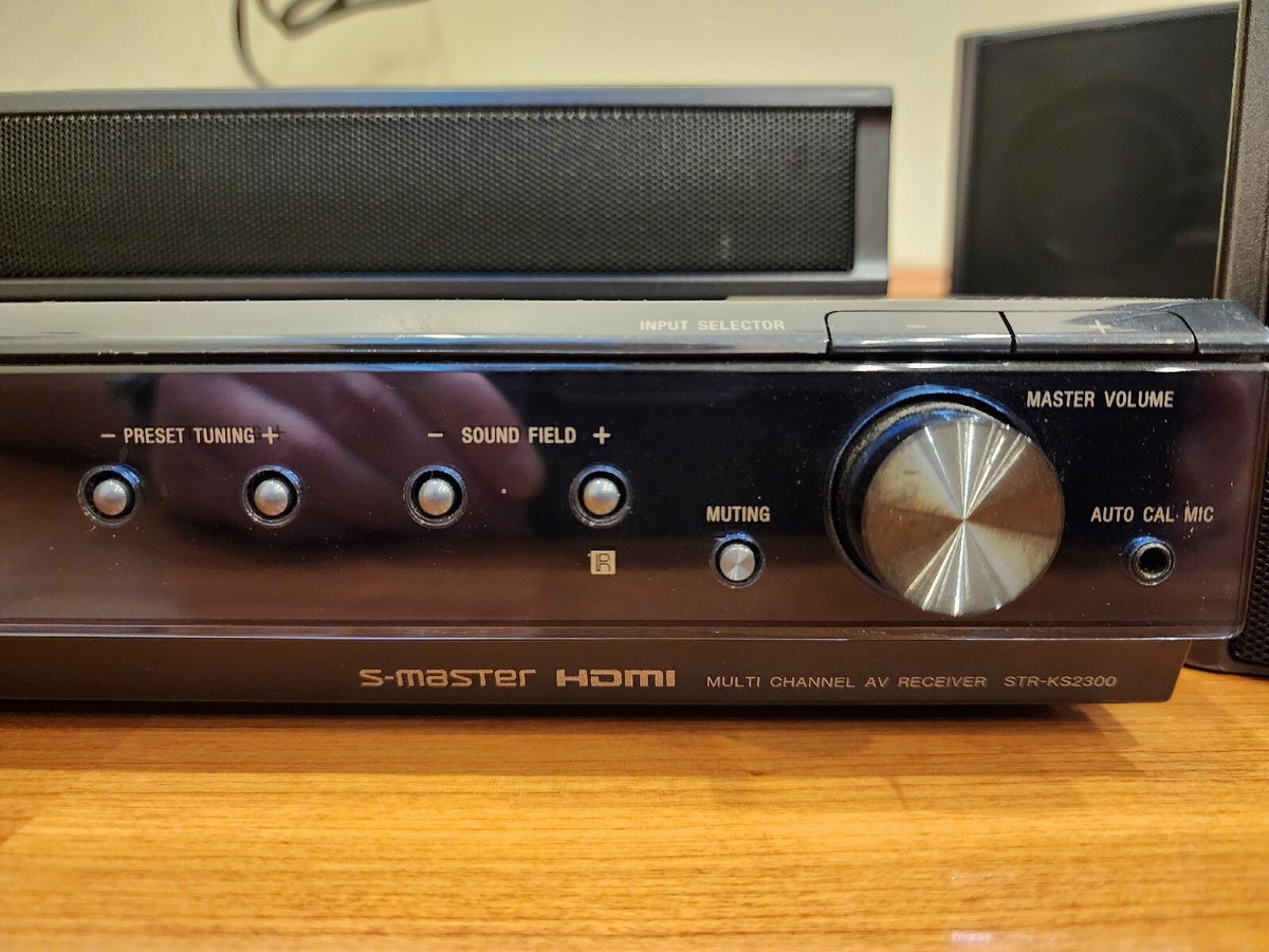 Sony STR-KS2300 Multi Channel AV Receiver w/ 5 Speakers and Sony STR-KS2300 Multi Channel AV Receiver w/ 5 Speakers and
