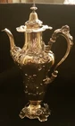 REED & BARTON  STERLING SILVER  ART NOUVEAU  TEAPOT LES SINQ FLEURS