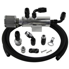 Kit de accesorios de manguera de filtro respirador Oil Catch Can Reservoir para Honda Civic 