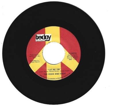 CROSSOVER SOUL 45 RPM -THE ODDS AND ENDS on TODAY RECORDS ''LET ME TRY''
