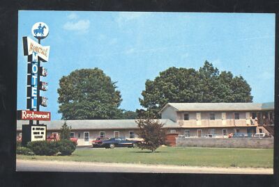 STONE MOUNTAIN GEORGIA MEMORIAL MOTEL OLD CARS ADVERTISING POSTCARD GA.