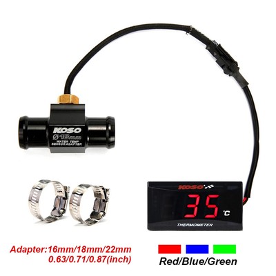 Motorcycle Water Temperature Gauge Mini Meter Thermometer Moto Universal Racing