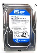 WESTERN DIGITAL HARD DRIVE, WD1600AAJS-08L740, WD CAVIAR BLUE, 160 GB