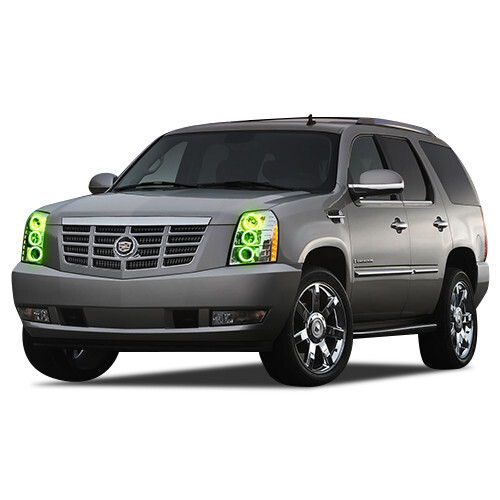Kit de halo de faros RGB multicolor WIFI para Cadillac Escalade 07-14 - Imagen 3 de 6