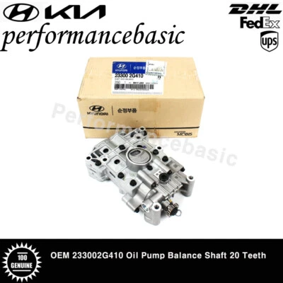 OEM 233002G410 Oil Pump Balance Shaft 20 Teeth for Kia Sportage 2.0L 2.4L Optima - Image 1 of 4