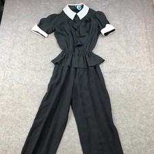 Vintage Jody T of California Jumpsuit Womens 3 Black Romper Casual