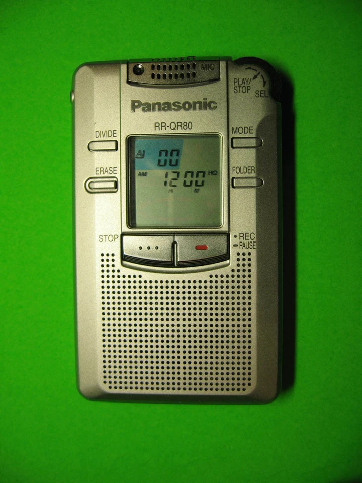 50% OFF Panasonic RR-QR80 Voice IC Digital Ghost EVP Recorder Use With RR-DR60 - Image 2 of 4