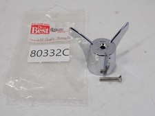 Union Brass Tub and Shower Handle Chrome 80332 COLD V WING NEW