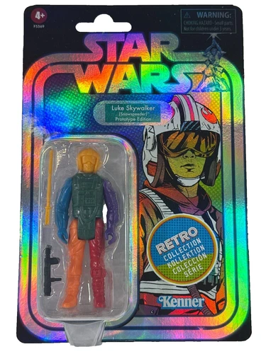 Star Wars Luke Skywalker Snowspeeder Prototype Edition Retro MOC Hasbro