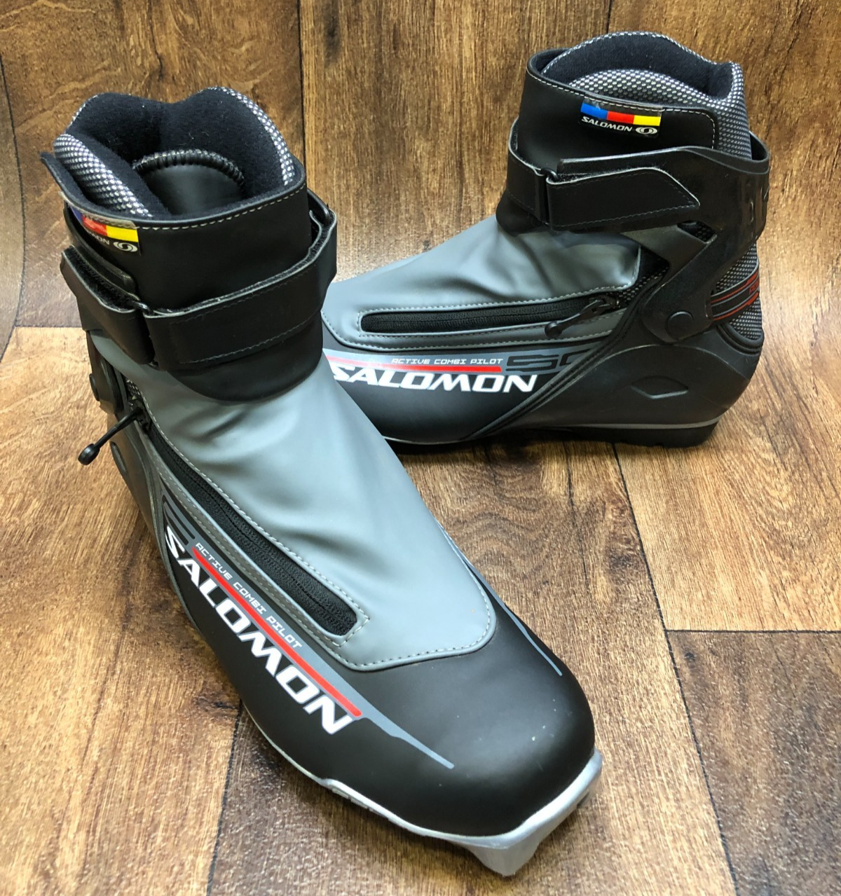 Scarpone da sci di fondo nordico Salomon Active Combi Pilot taglia US uomo 12