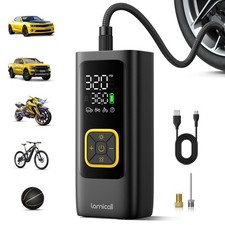 Lamicall Tyre Inflator Cordless Compressor - [6000mAh High-Capacity Battery]
