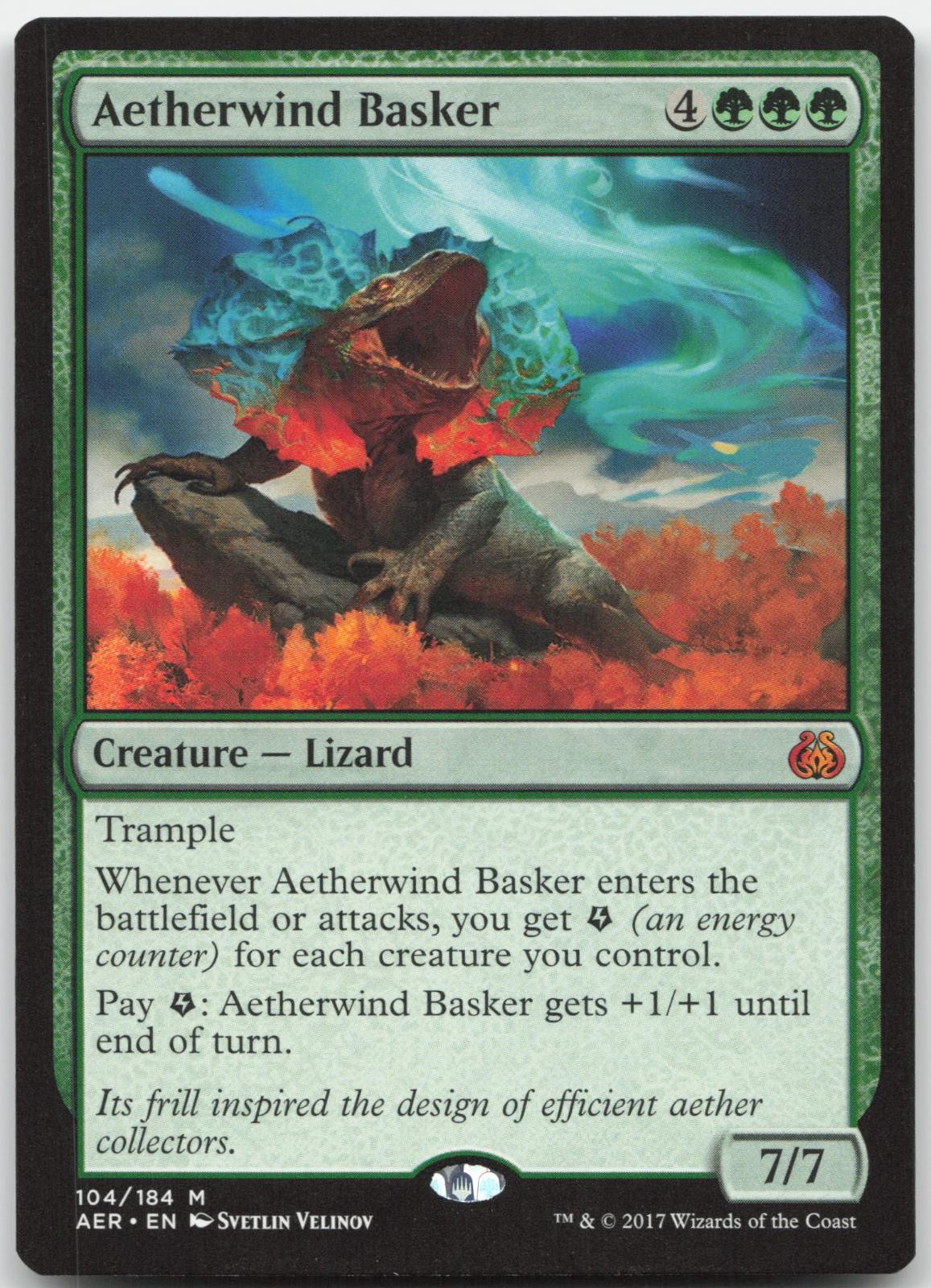 Aetherwind Basker - Aether Revolt - Mythic - Magic: The Gathering