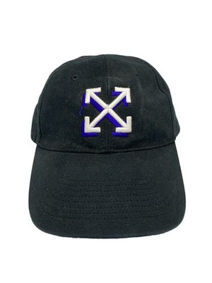 OFF-WHITE Cap Cotton Black Men's omlb041s23fab006
