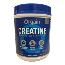 *NEW* Orgain, Micronized Creatine Monohydrate, Unflavored, 1.48 lbs 135 Servings