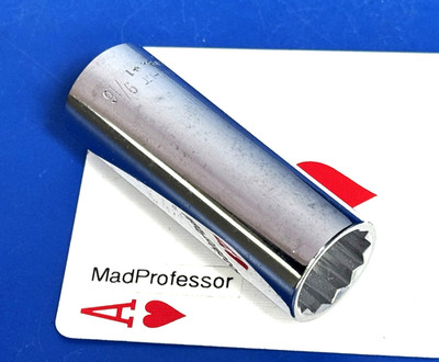 Wright Tool USA 3/8'' drive SAE 9/16'' Deep 12-point Chrome Socket wrench 3618 NEW