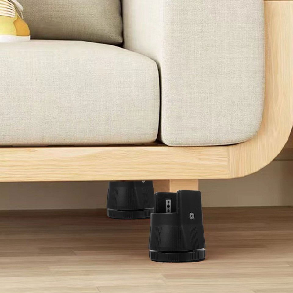 2 Pcs Adjustable Furniture Height Pad Desk Riser Blocks Extenders ...