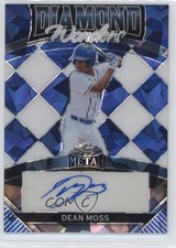 2024 Leaf Metal Diamond Wonders Blue Crystals /12 Dean Moss #DW-DM2 Auto uk5