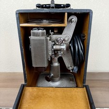 Revere Model 85 8mm Film Projector with Case Reel and Cord Works