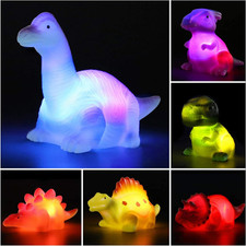 6 Packs Light-Up Floating Dinosaur Bath Toys Set, for Baby Toddler Nephew in ...