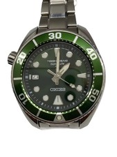 SEIKO Automatic Wristwatch Analog Stainless GRN SLV 6R35 00A0