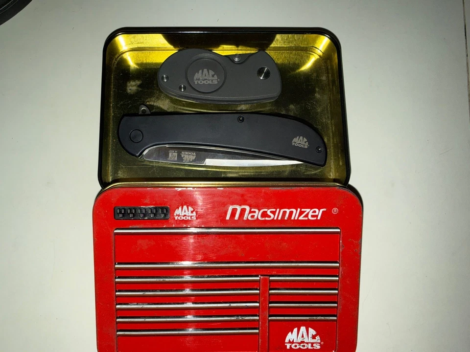MAC TOOLS AL MAR KNIFE PLUS AL MAR EAGLE HAVANA CLIPPER AND TOOLBOX TIN - Image 2 of 3