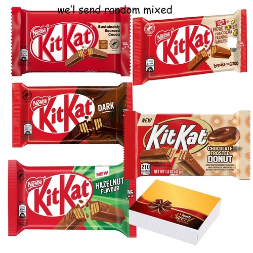 Random Kitkat Kit Kat Chocolate Assorted Mixed Bars Variety Pack Perfect Treat Random ...