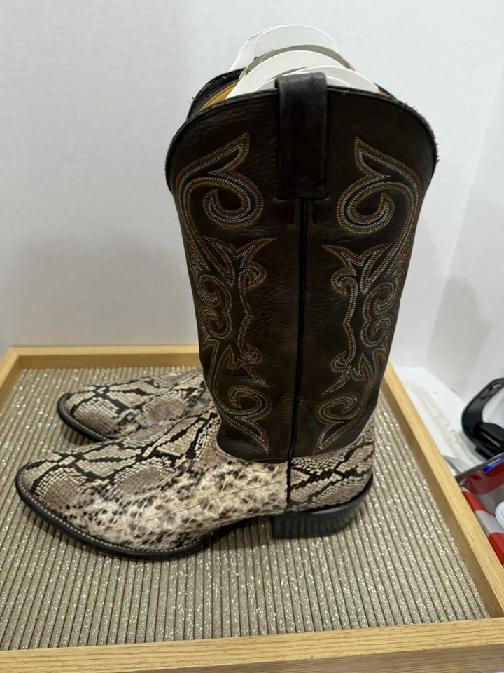 Botas Nocona Botas Pitón Talla 13D Foto 2 de 4