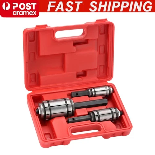 3 PCS Car Tail Pipe Expander Set Muffler Exhaust Pipe Dent Remover Tool Kit NEW