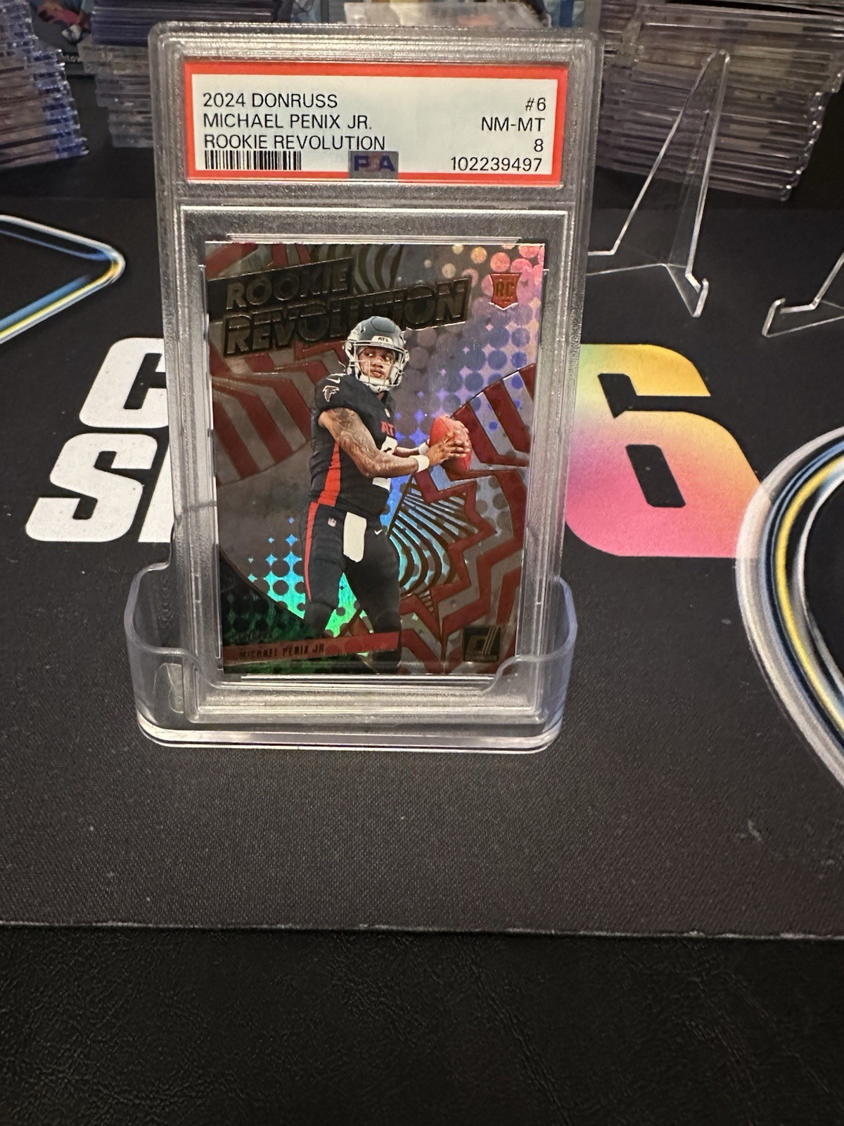 2024 Donruss #6 Michael Penix Jr. Rookie Revolution PSA 8 POP 6