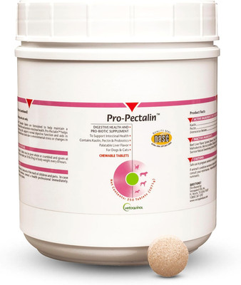 Pro-Pectalin Chewable Tablets for Dogs & Cats, Helps Relieve Occasional Diarrhea